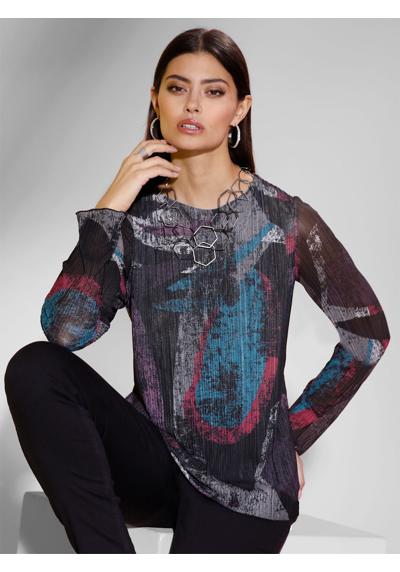 Рубашка с длинным рукавом Plissee-Shirt