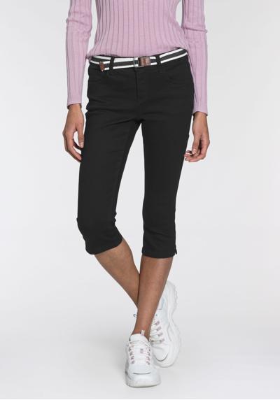 джинсы капри CAPRI-JEANS mit Gürtel
