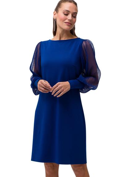 Платье из джерси zero Jerseykleid mit transparenten Ärmeln