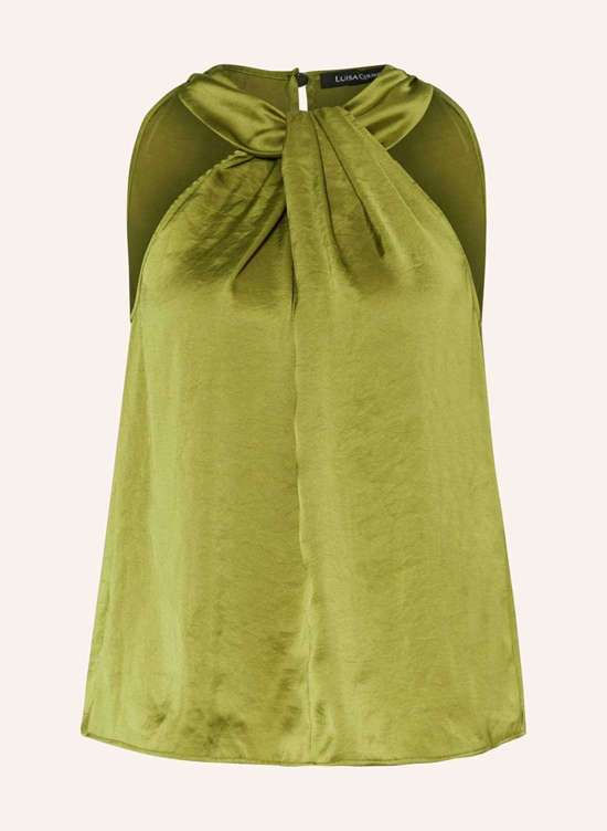 Атласный топ