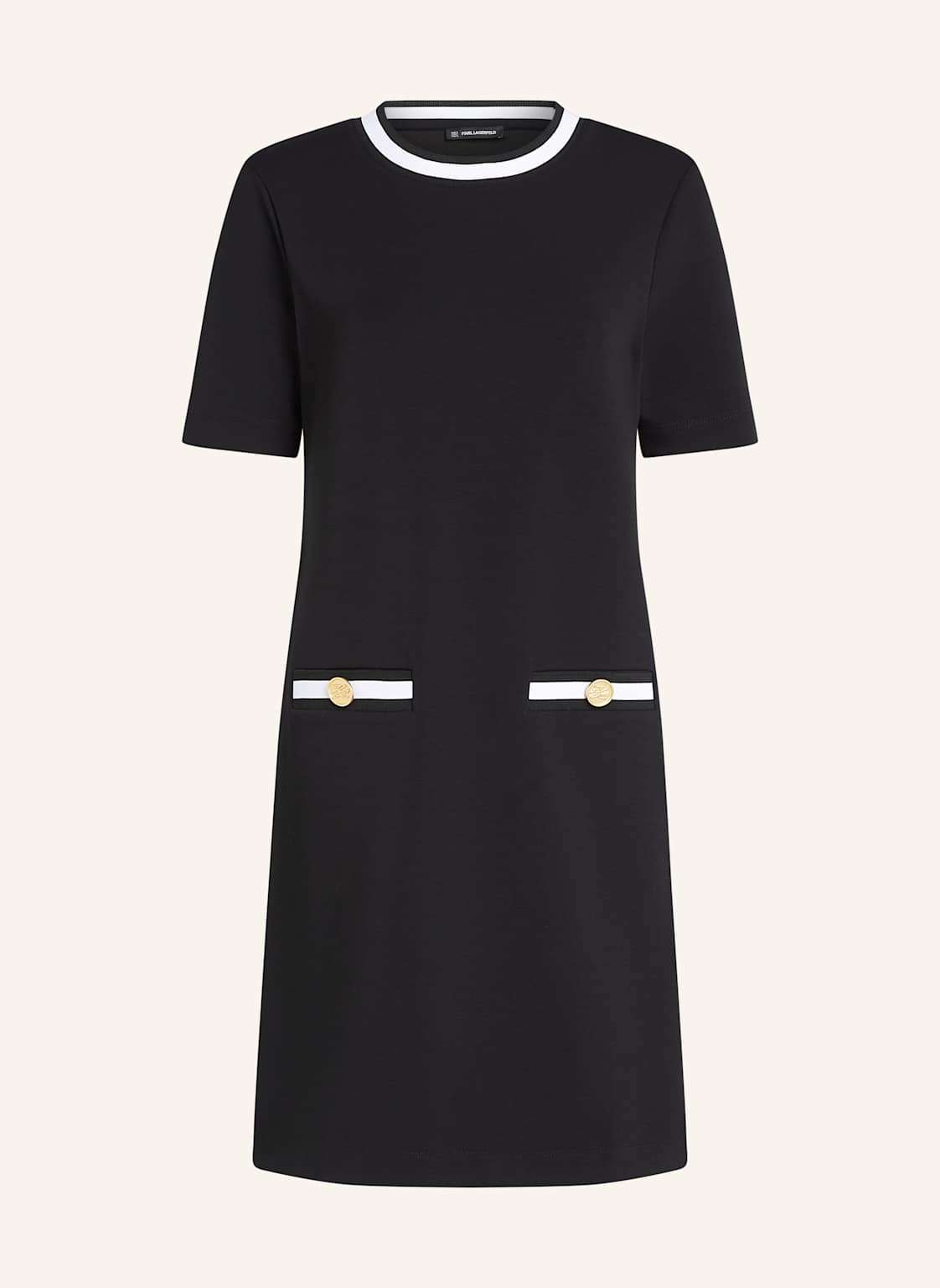 KARL ESSENTIAL T-SHIRT-KLEID