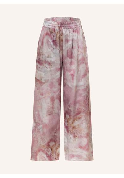 Брюки для сна с шелком COTTON SILK PRINT