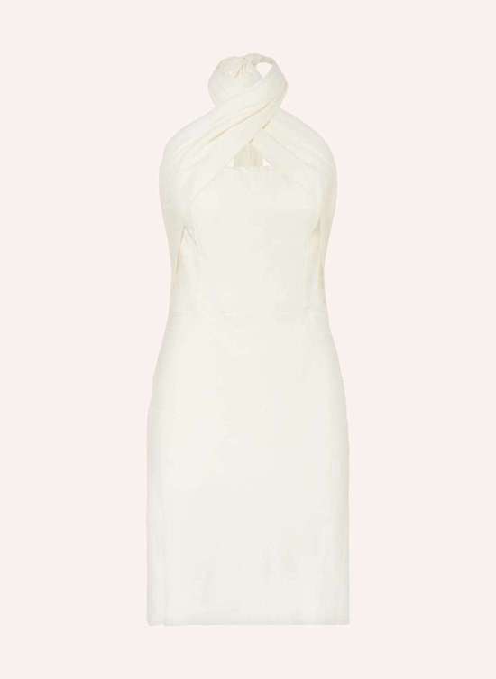 Коктейльное платье из льна