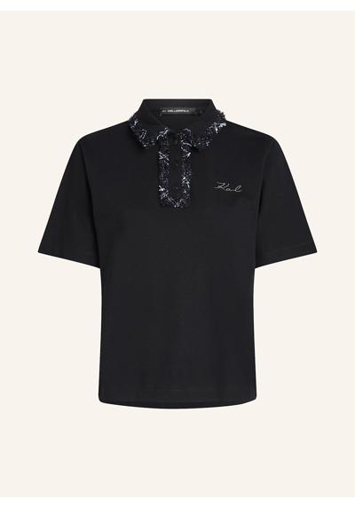 Рубашка поло букле POLOSHIRT AUS BOUCLÉ