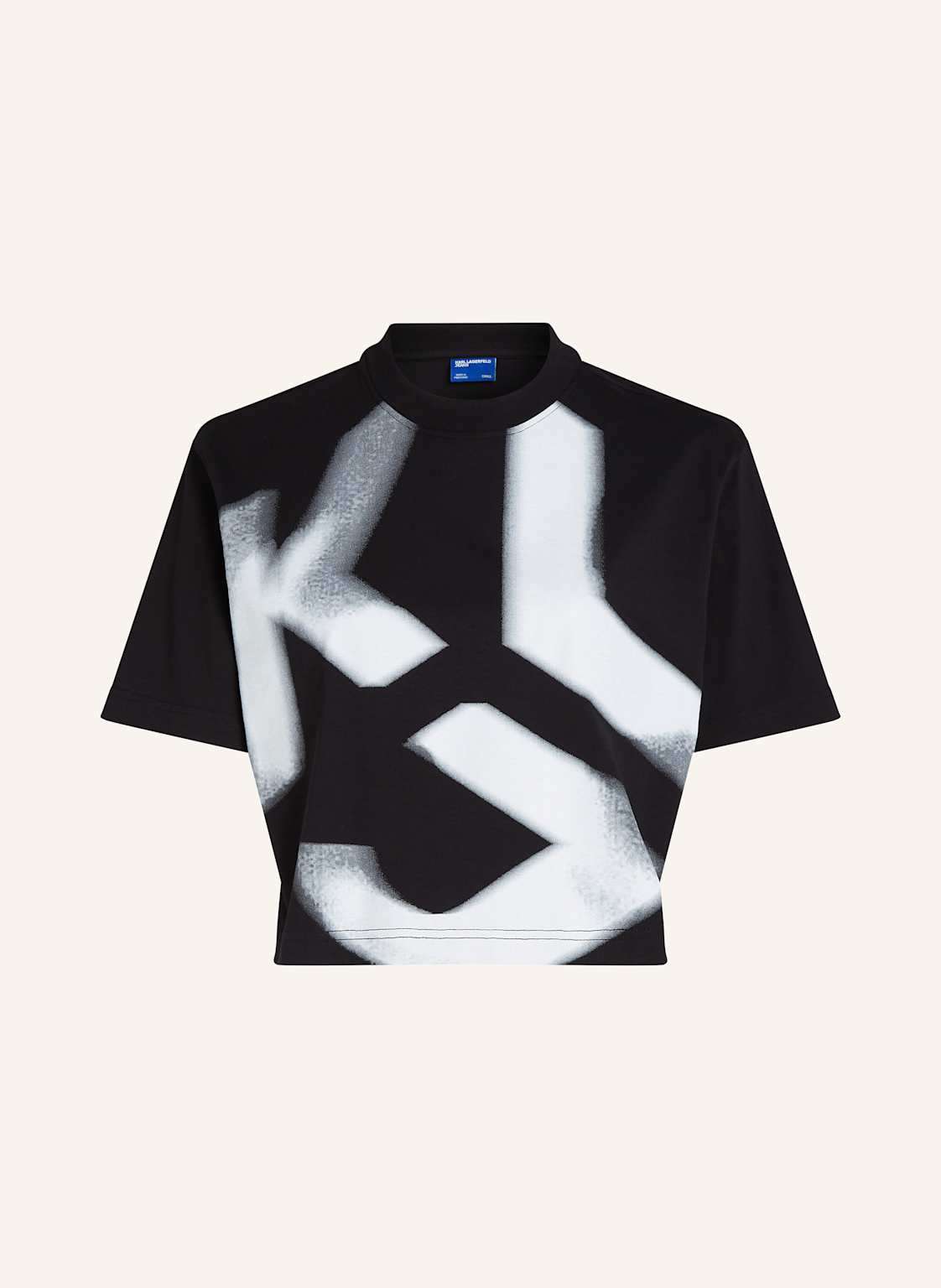 KLJ MONOGRAM GEBLEICHTES T-SHIRT