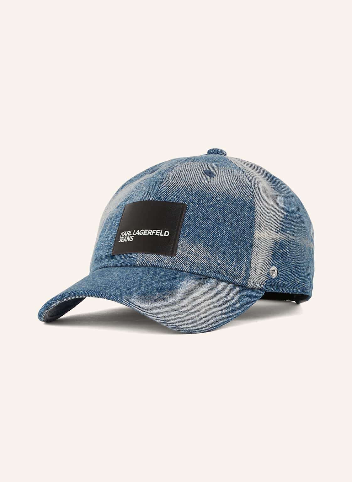 Кепка из беленной денима BLEACHED DENIM CAP