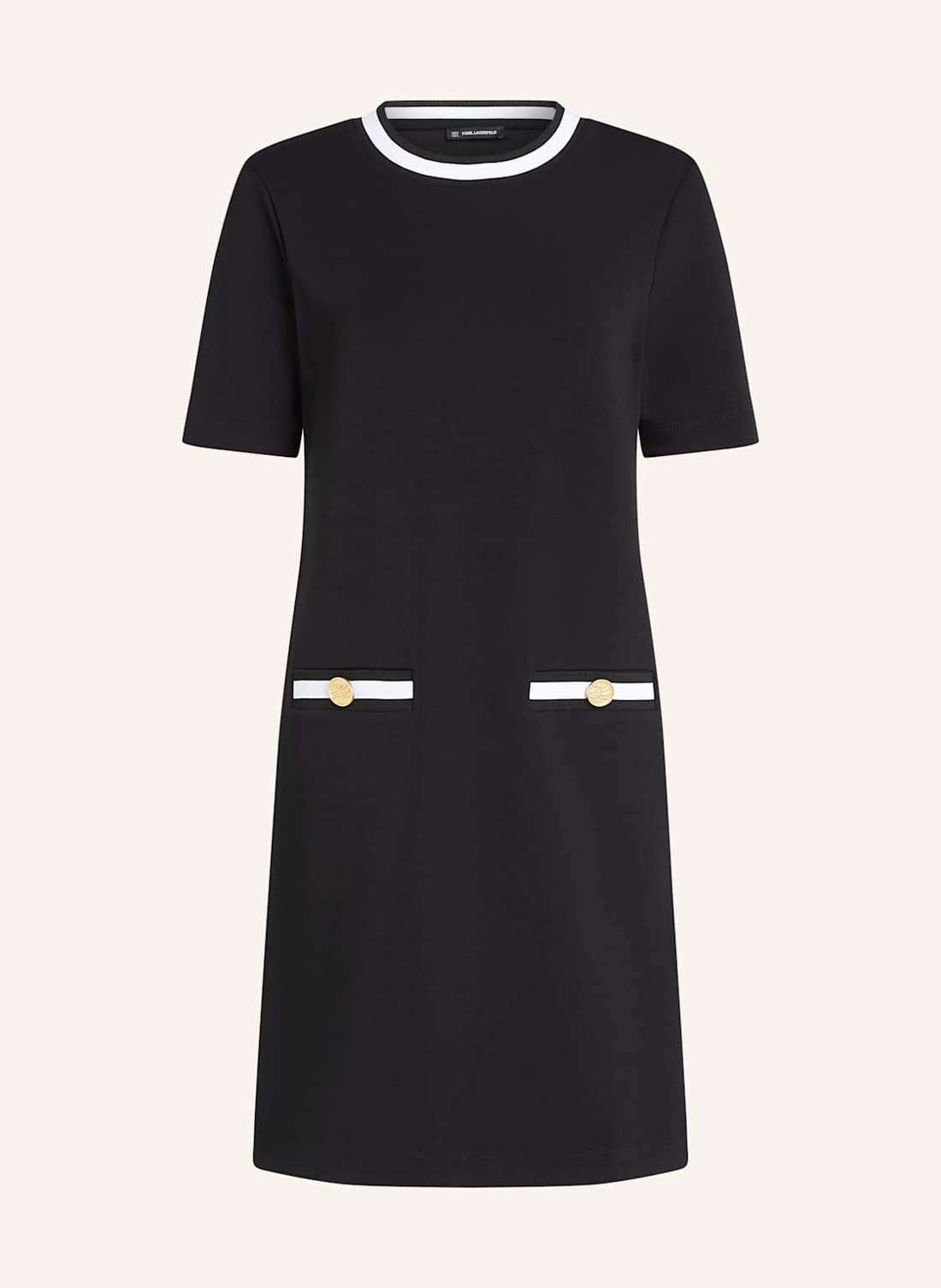 KARL ESSENTIAL T-SHIRT-KLEID