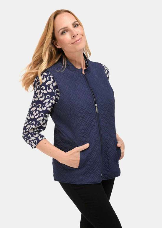 Стеганый жилет с легкой подкладкой