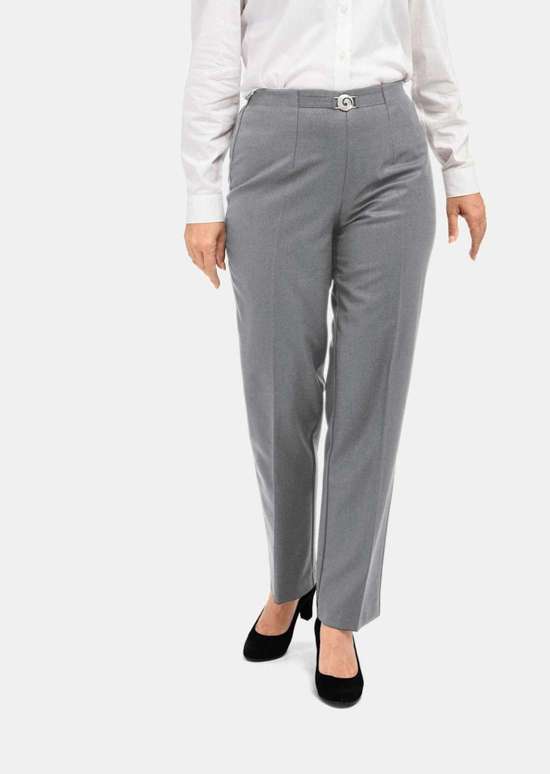 Брюки-слипоны из натуральной шерсти