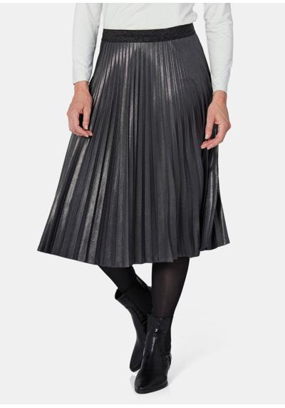 Плиссированная юбка с эффектом металлик