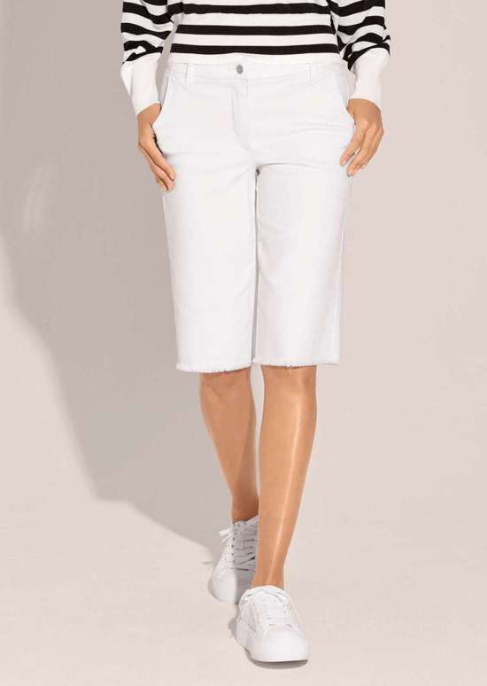 Бермуды с бахромой