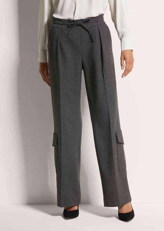 Брюки-карго без застежки