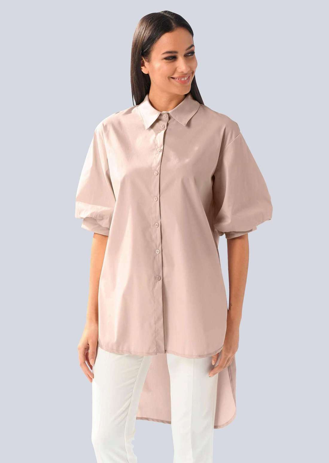 Блузка с рубашечным воротником