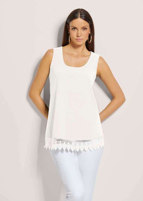 Топ с кружевом