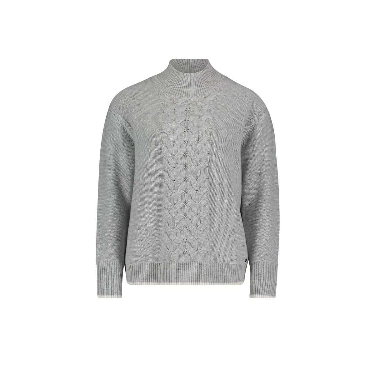 Длинный свитер серебристого цвета стандартного кроя (1 шт.)