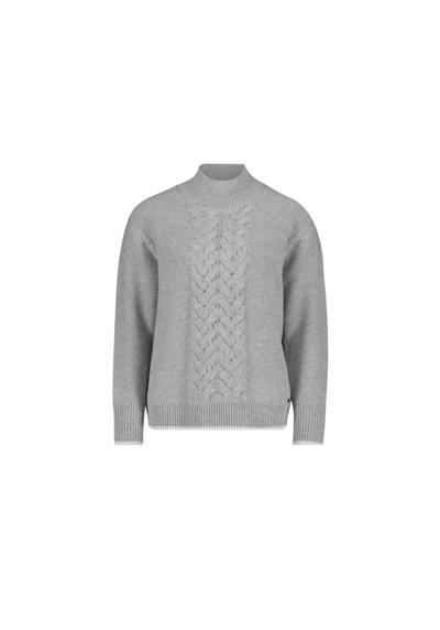 Длинный свитер серебристого цвета стандартного кроя (1 шт.)