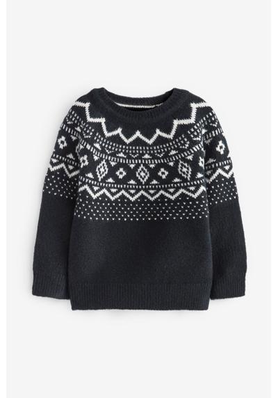 Набор для вязания свитера с круглым вырезом Норвежский узор - свитер (1 шт.)
