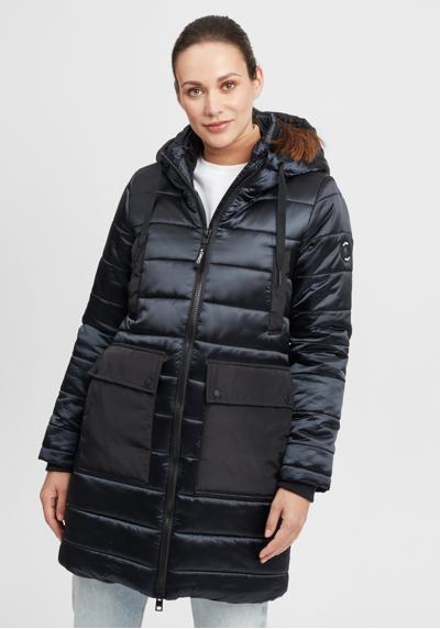 Стеганое пальто OXSofia стеганая куртка-парка с капюшоном и практичными карманами