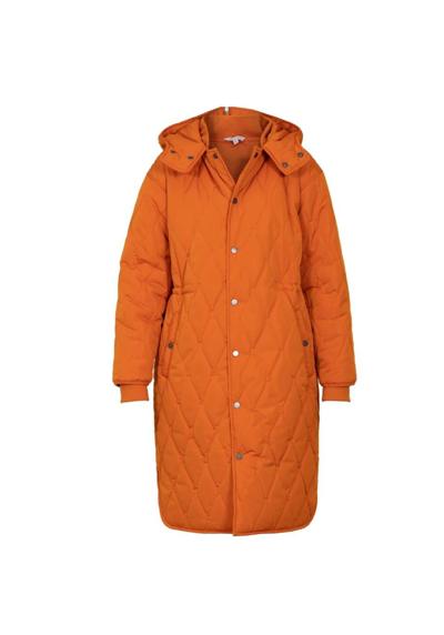 Стеганое пальто Стеганое пальто Hamilton oversize оранжевого или бензинового цвета