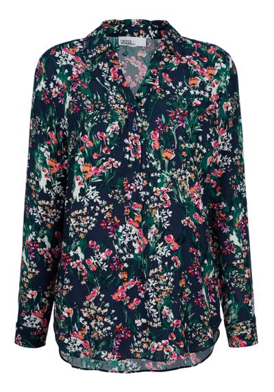 Блуза-туника с цветочным принтом
