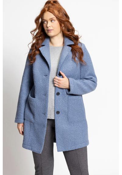 Зимнее пальто, структура пальто, имитация шерсти, венские швы.