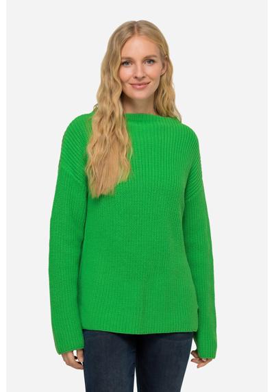 Вязаный свитер, пуловер ребристой вязки
