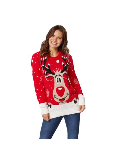Рождественский свитер Рождественский свитер Rudi Reindeer для женщин