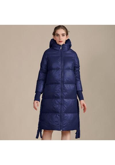 Стеганое пальто, женский пуховик, легкая зимняя куртка, длинная теплая водостойкая куртка (1 шт.), женская Qu