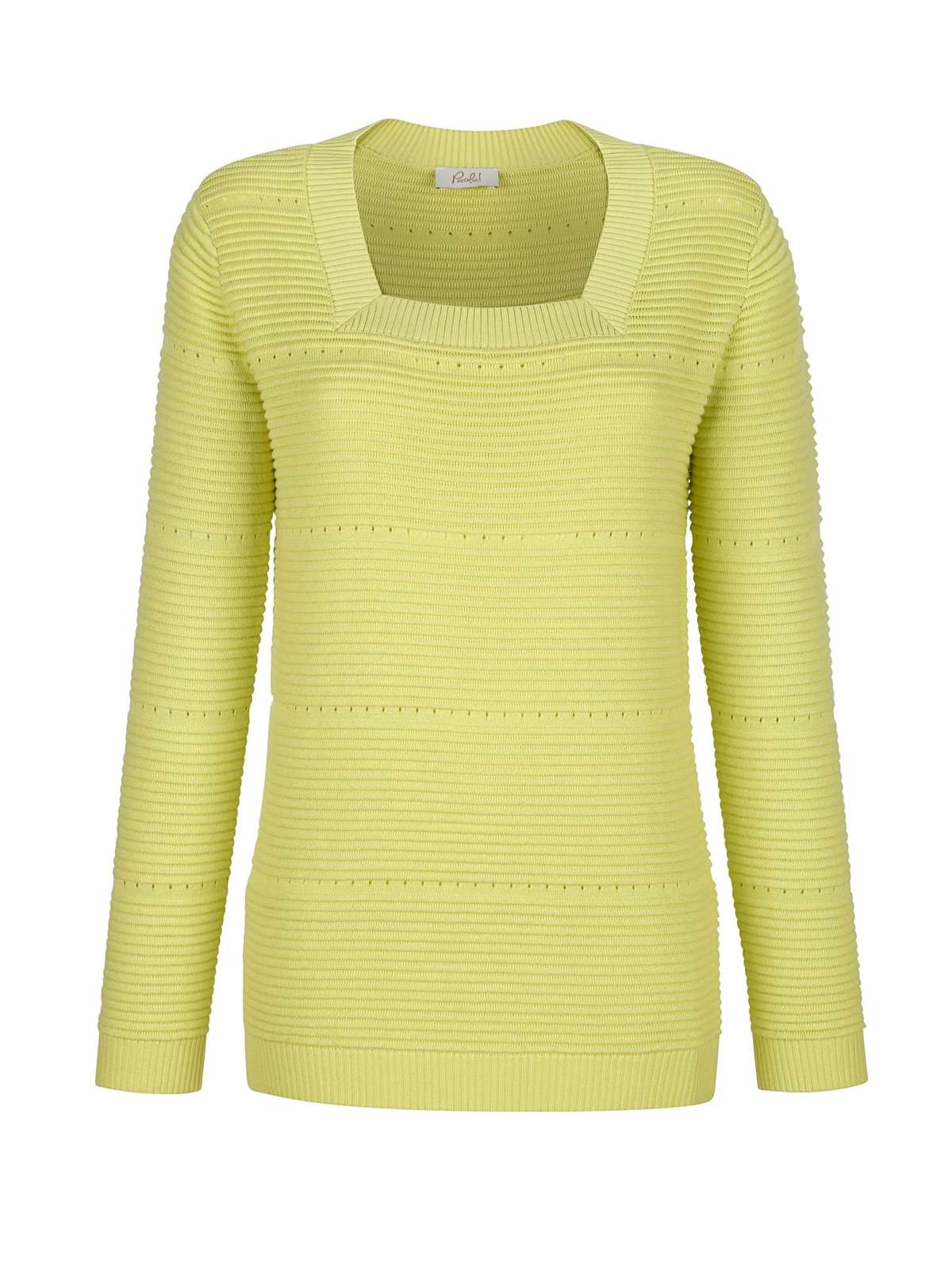 Пуловер-свитшот с квадратным вырезом