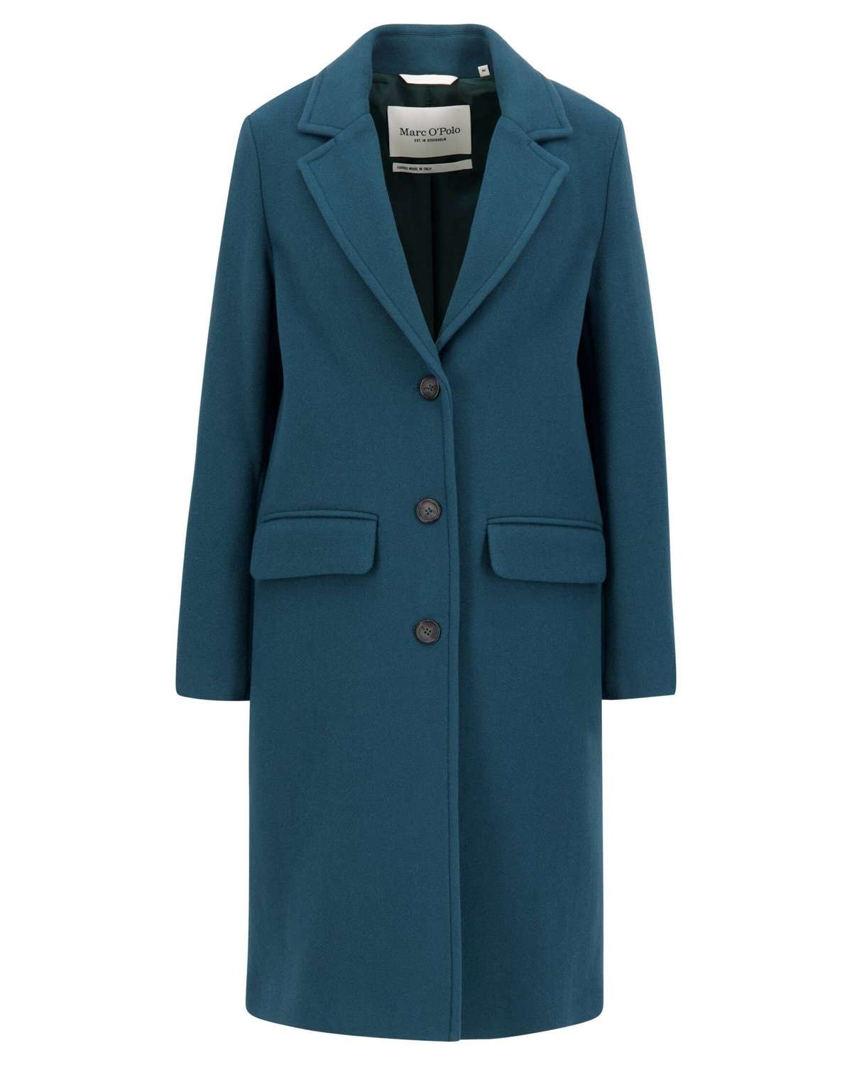 Шерстяное пальто из итальянской смеси натуральной шерсти высокого качества.