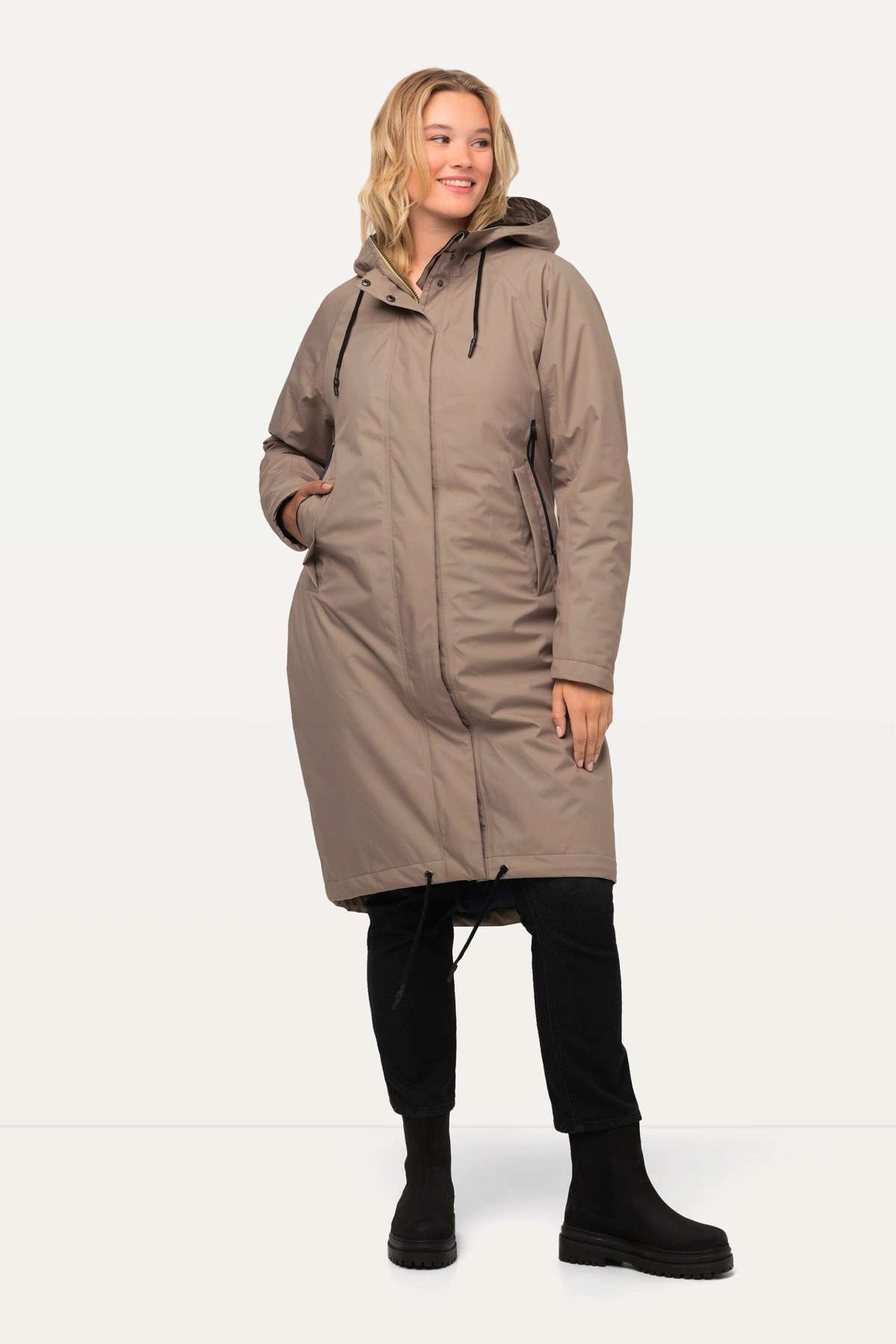 Функциональная куртка HYPRAR, функциональное пальто, капюшон, двусторонняя молния.