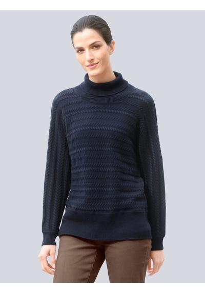 Вязаный свитер-свитер с рукавами «летучая мышь»