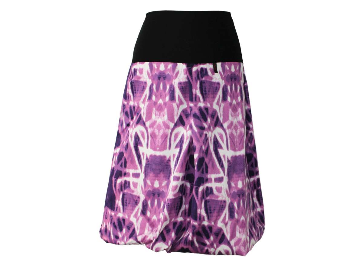 Джинсовая юбка-воздушная юбка А-силуэта шириной 65 см с эластичным поясом