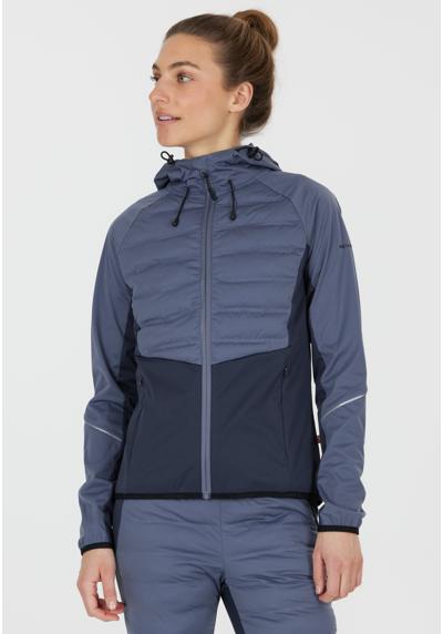 Беговая куртка Eluna с ветрозащитными и теплоизоляционными свойствами.