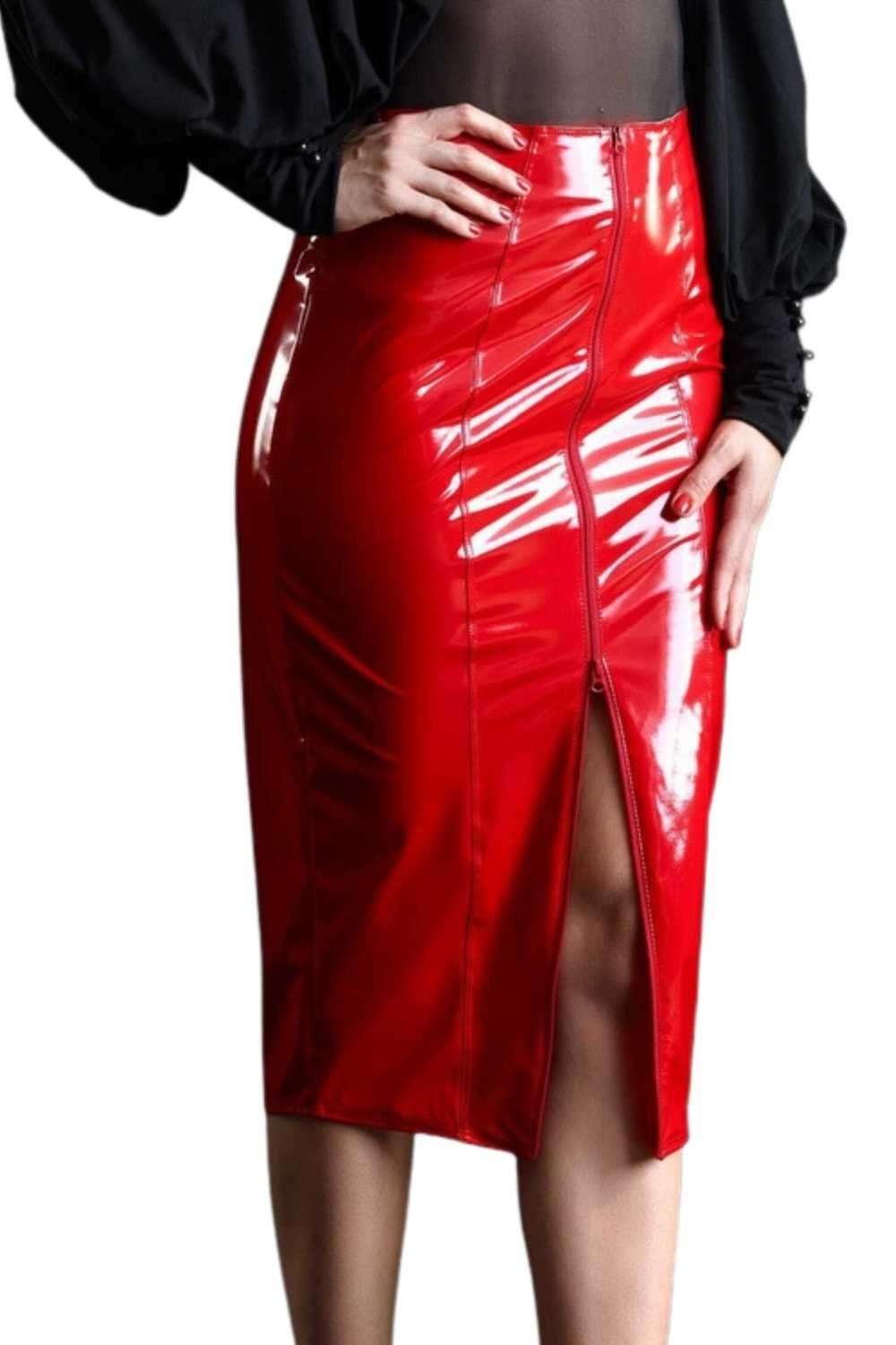 Юбка-карандаш Patrice Catanzaro Ornella юбка-карандаш лакированный красный прозрачный