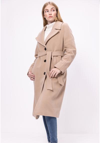 Шерстяное пальто женское пальто с воротником с лацканами