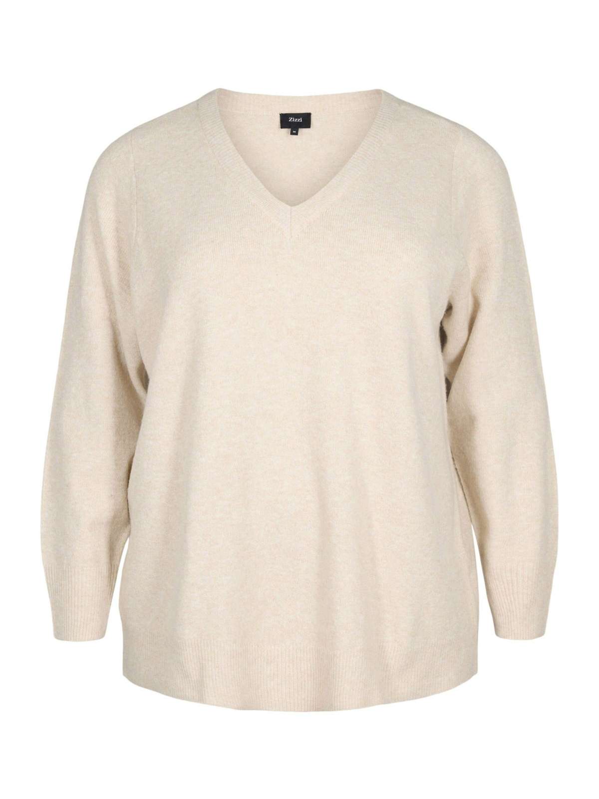 Вязаный свитер CASUNNY (1 шт.) однотонный/без деталей