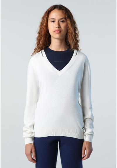 Вязаный свитер вязаный свитер джемпер с V-образным вырезом