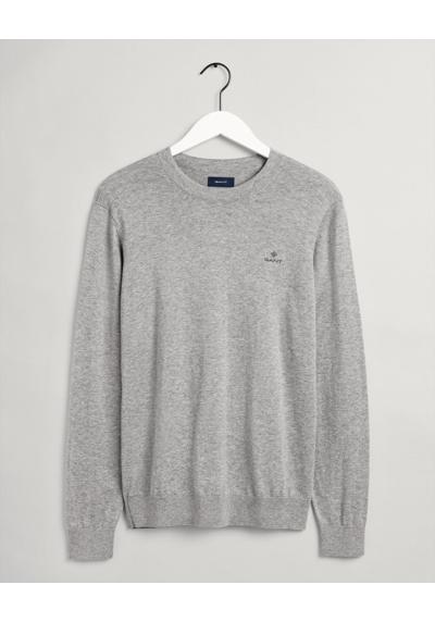 Длинный свитер серый стандартного кроя (1 шт.)