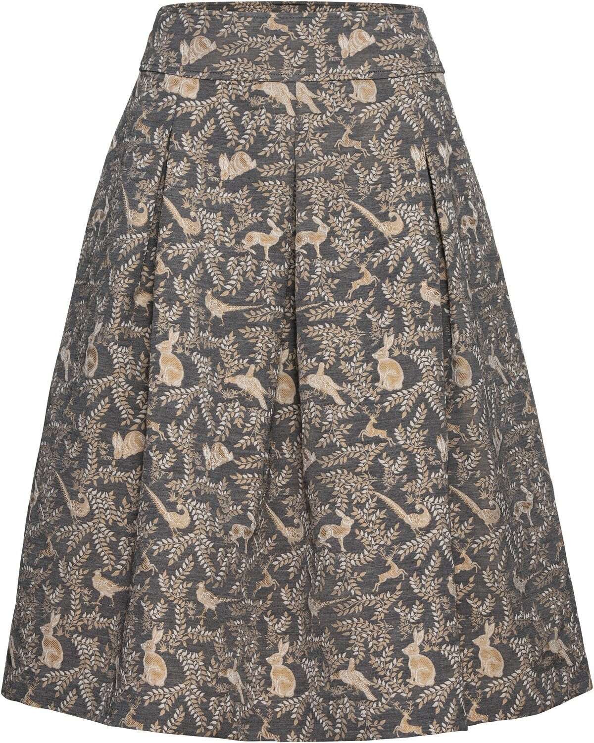 Летняя юбка-юбка с лесными зверушками