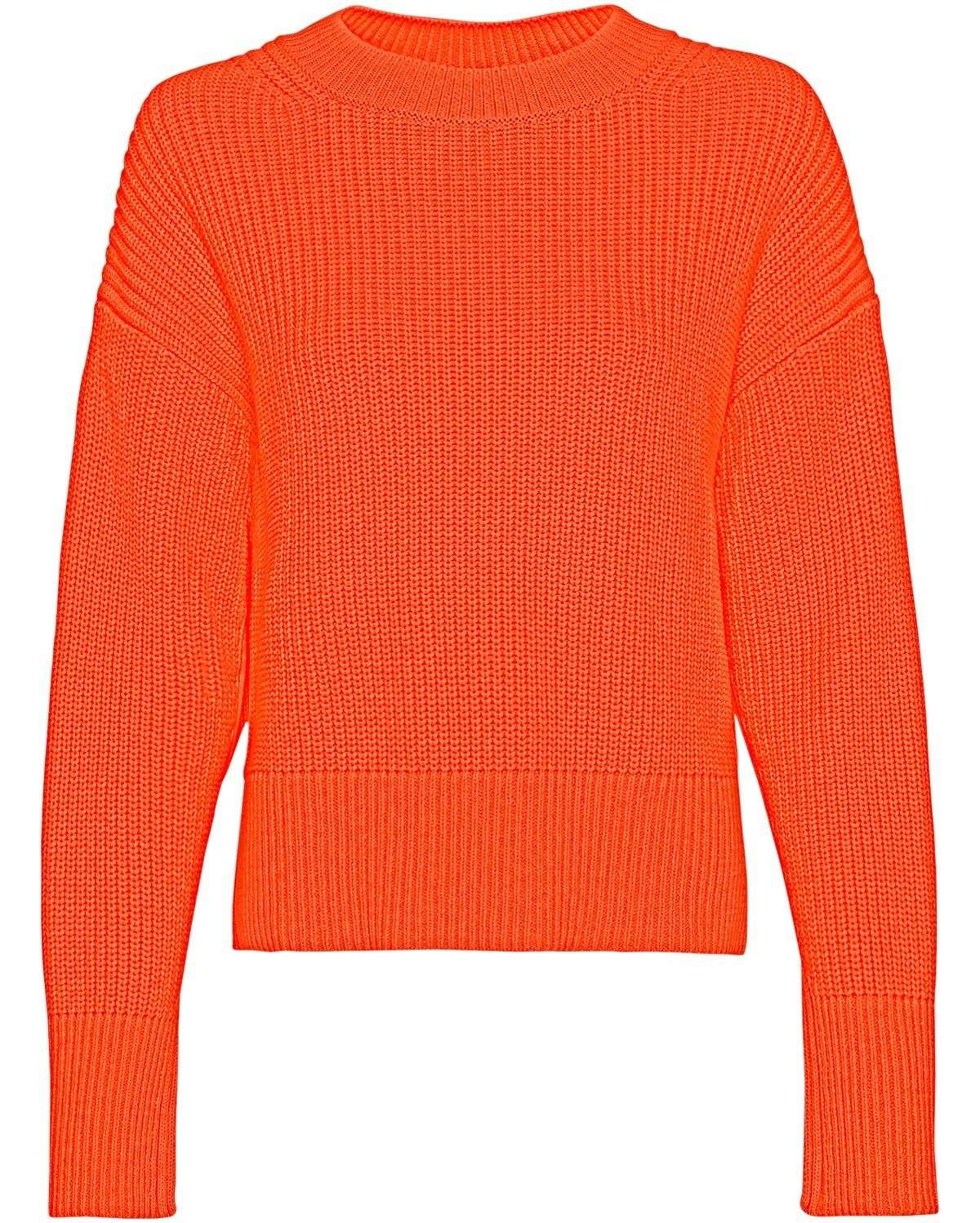 Вязаный свитер с круглым вырезом вязаный свитер