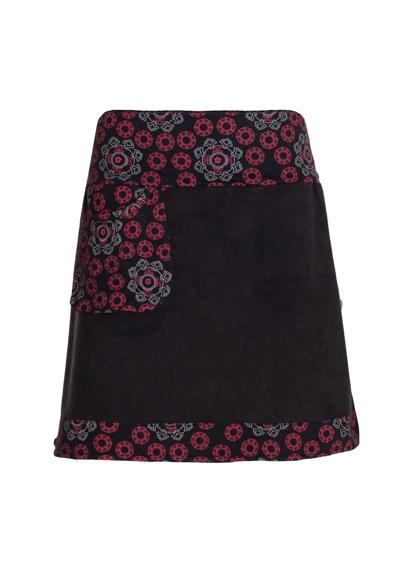 Мини-юбка, термоюбка, теплая боковая сумка, женская зимняя юбка, короткая флисовая юбка в стиле хиппи
