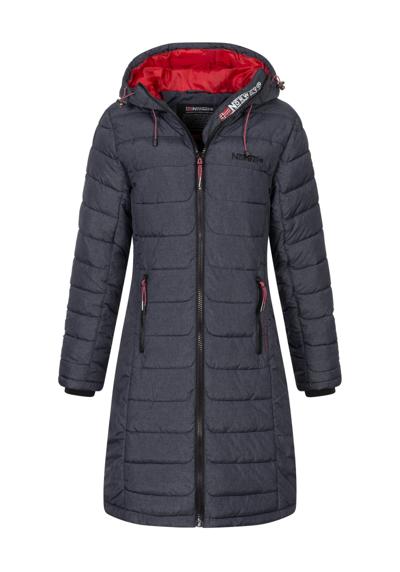 Стеганое пальто женская зимняя куртка стеганое пальто длинная стеганая куртка зимнее пальто парка