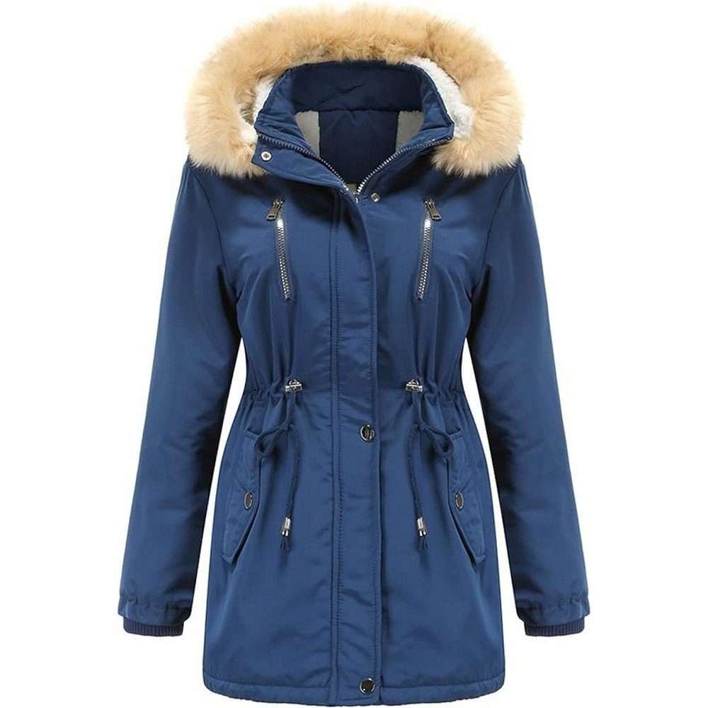 Зимнее пальто женское шерстяное пальто ветровка зимнее пальто ветровка длинное пальто (1 шт.)
