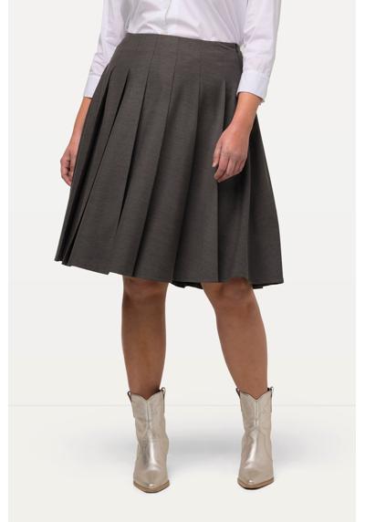 Джинсовая юбка плиссированная юбка А-силуэта со стегаными складками и карманами на подкладке