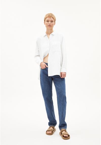 Блузка-рубашка EALGAA LINO женская блузка свободного кроя из смеси льна (1 шт.) пустая