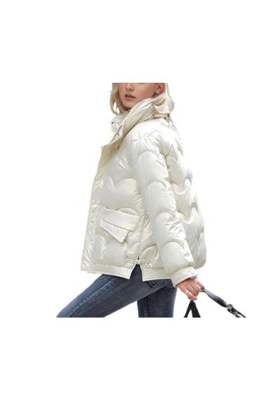 Зимнее пальто женская куртка с длинными рукавами для зимнего тепла.