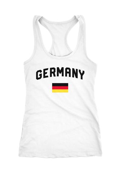 Майка женская, Германия, майка по футболу, футболка для болельщика чемпионата мира по футболу 2018, Германия ®