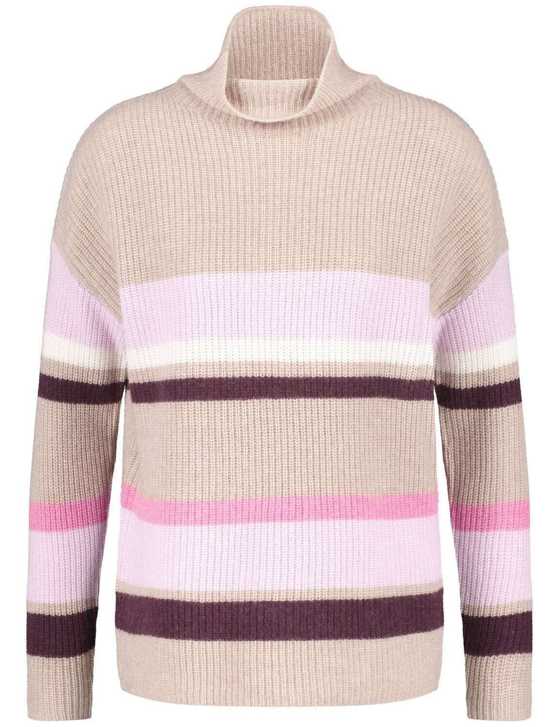 Вязаный свитер Полосатый свитер