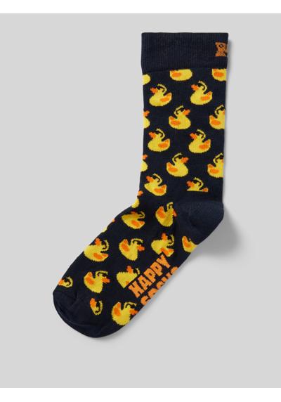 Носки с эластичными ребристыми манжетами Rubber Duck